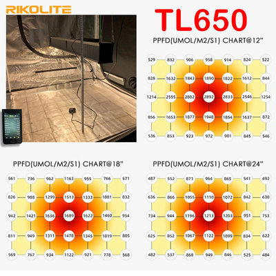 Veg/花のためのライト630Wを育てるために導かれるTL650標準1755umol/Sの温室