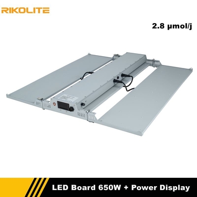 Rikoliteの園芸LEDは力の表示機能のライト650w Quantum板を育てる
