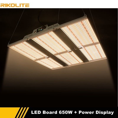 Rikoliteの園芸LEDは力の表示機能のライト650w Quantum板を育てる
