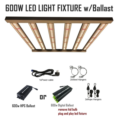 FCC 600w LEDはHPS/MHのバラスト農業LEDと互換性があるライトをライト育てる